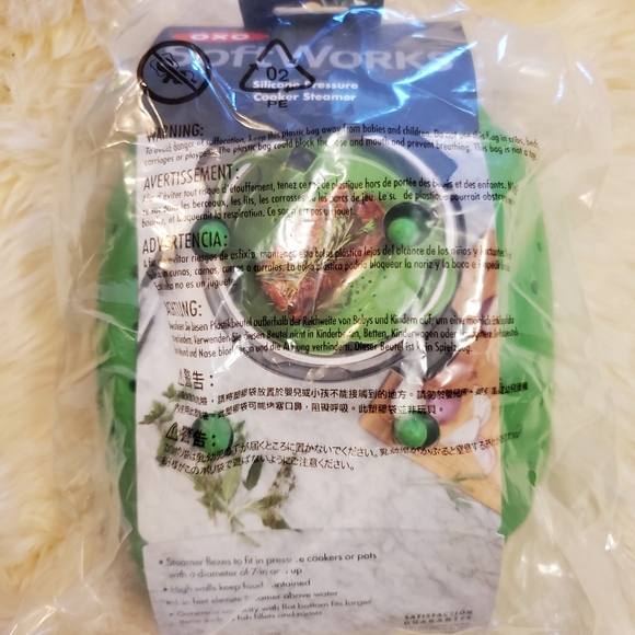 Bundle of 3 OXO SoftWorks Silicone Steamers - green - Picture 5 of 12